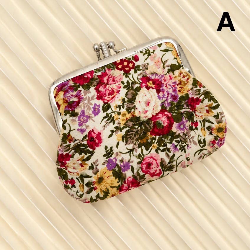 The Vintage Bloom Coin Purse