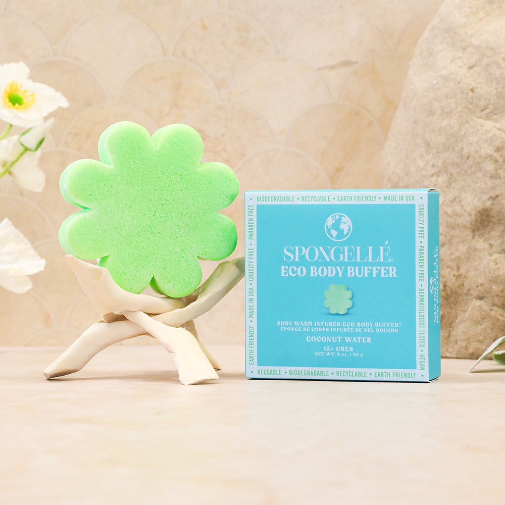 Coconut Water Eco Body Buffer | Made in USA | Clean