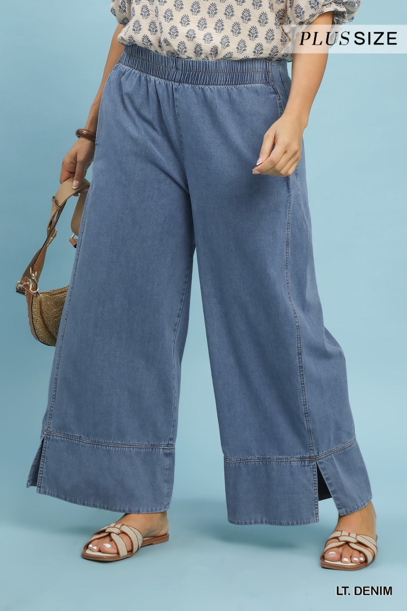 The Willow Stone Wash Wide Leg Denim Pant