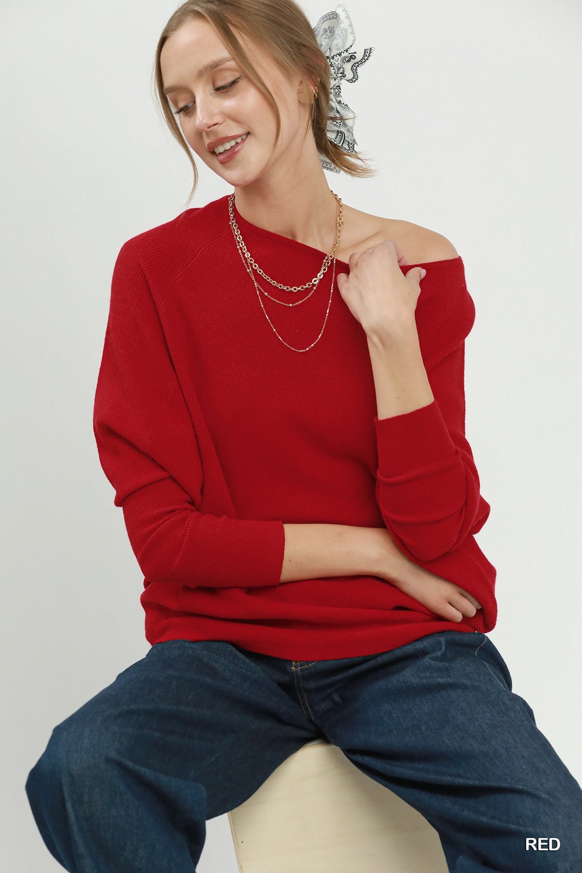 Easy Elegance Boat Neck Sweater