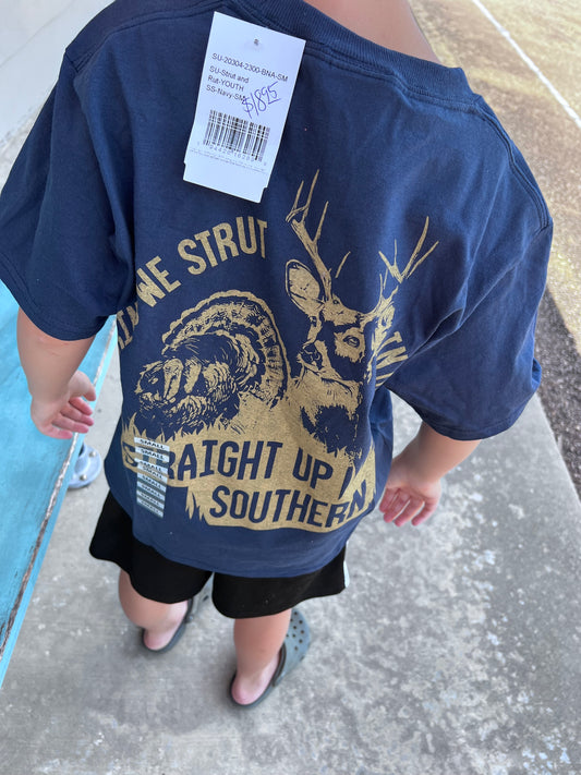 Straight up Southern "Strut and Rut" Youth Size