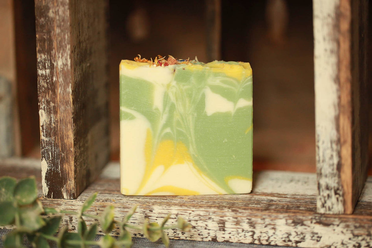 Honeysuckle Cold Process Bar Soap, 4.5 oz.