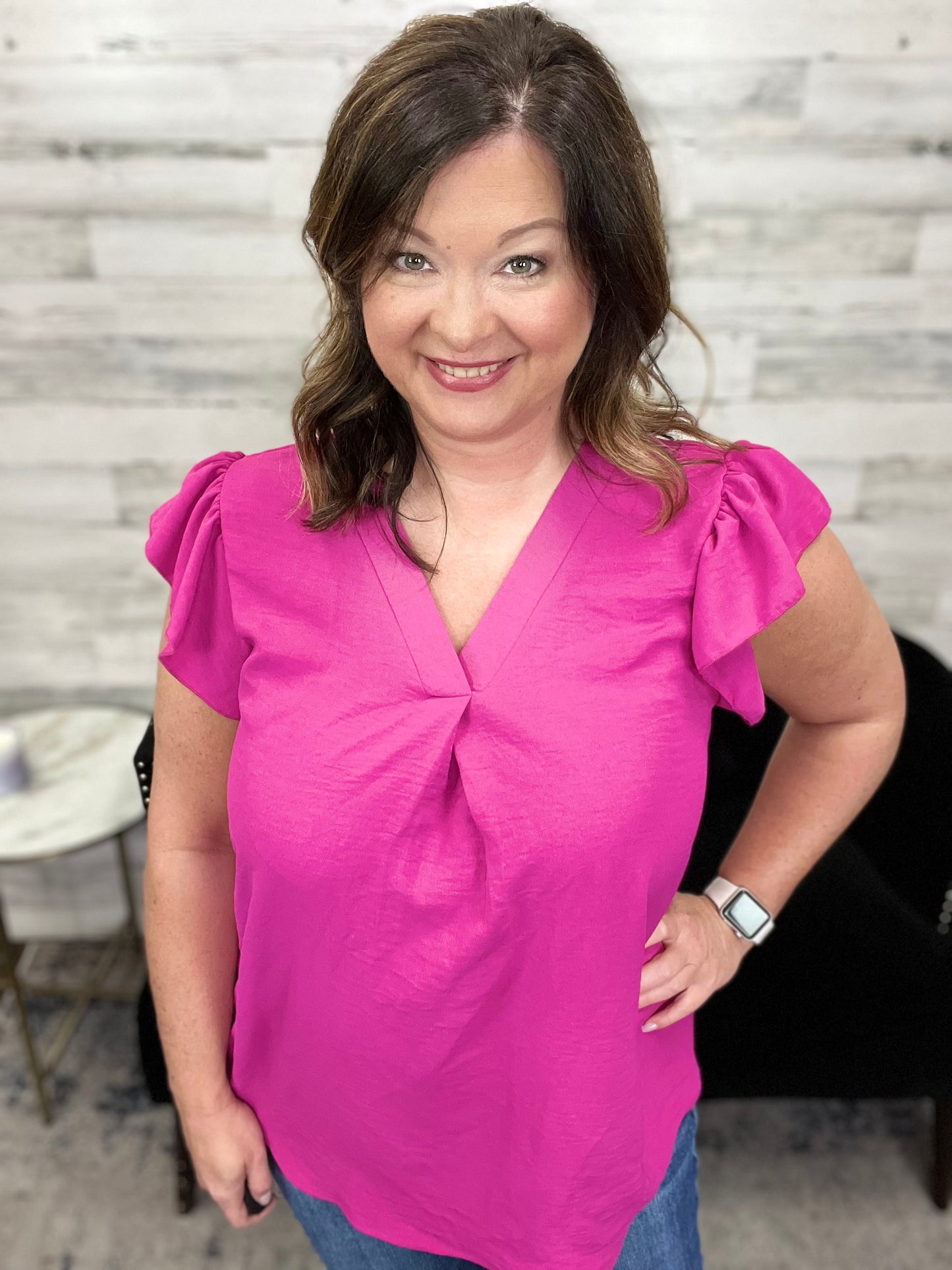 Carnation Kisses Top~FINAL SALE~*SIZE Small Green