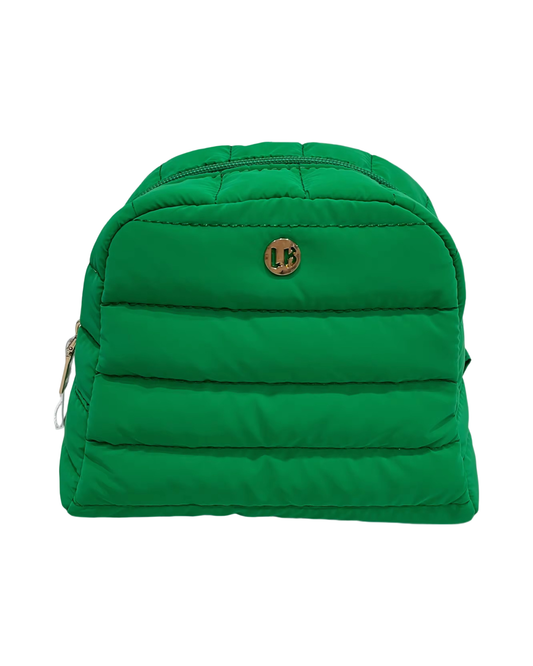 Cosmetic Puffer Makeup Travel Bag Kelly Green