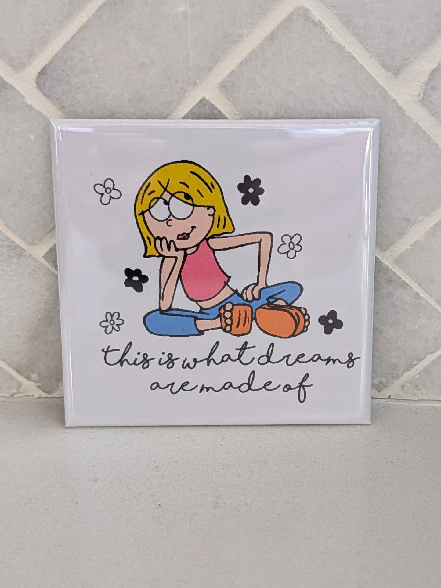 Liz Dreams Fridge Locker Magnet