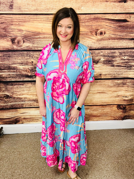 The Eleanor Floral Maxi Dress