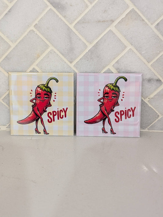 Spicy Pepper Fridge Locker Magnet