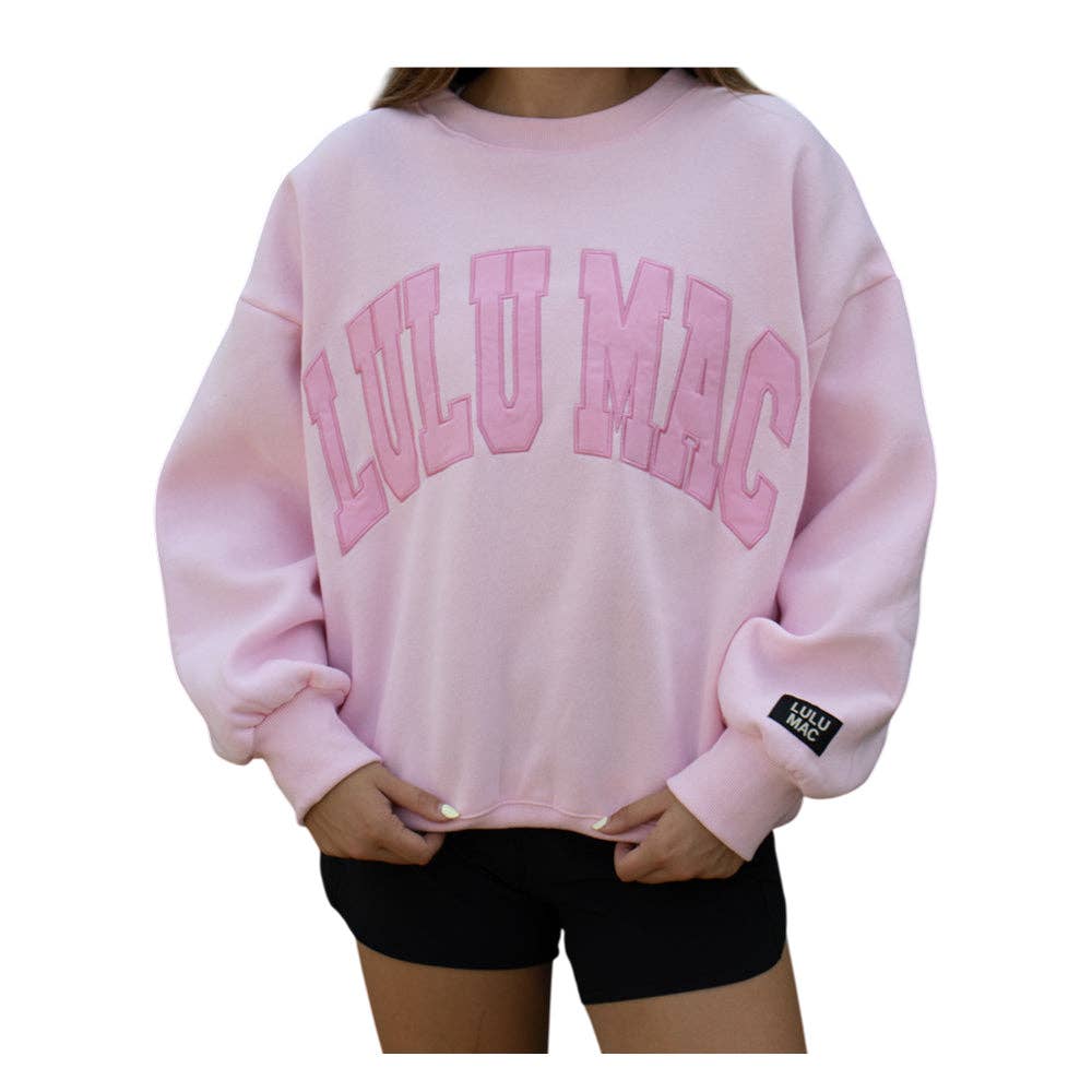 Lulu Mac Sweatshirt Pink on Pink