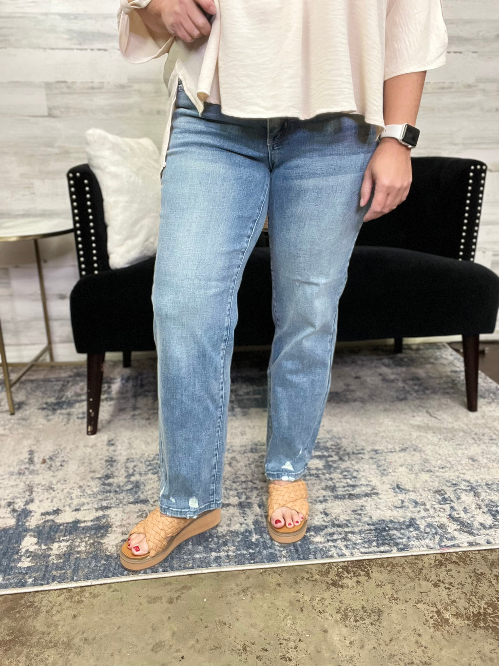 Judy Blue: Carry On Jeans, Medium Wash