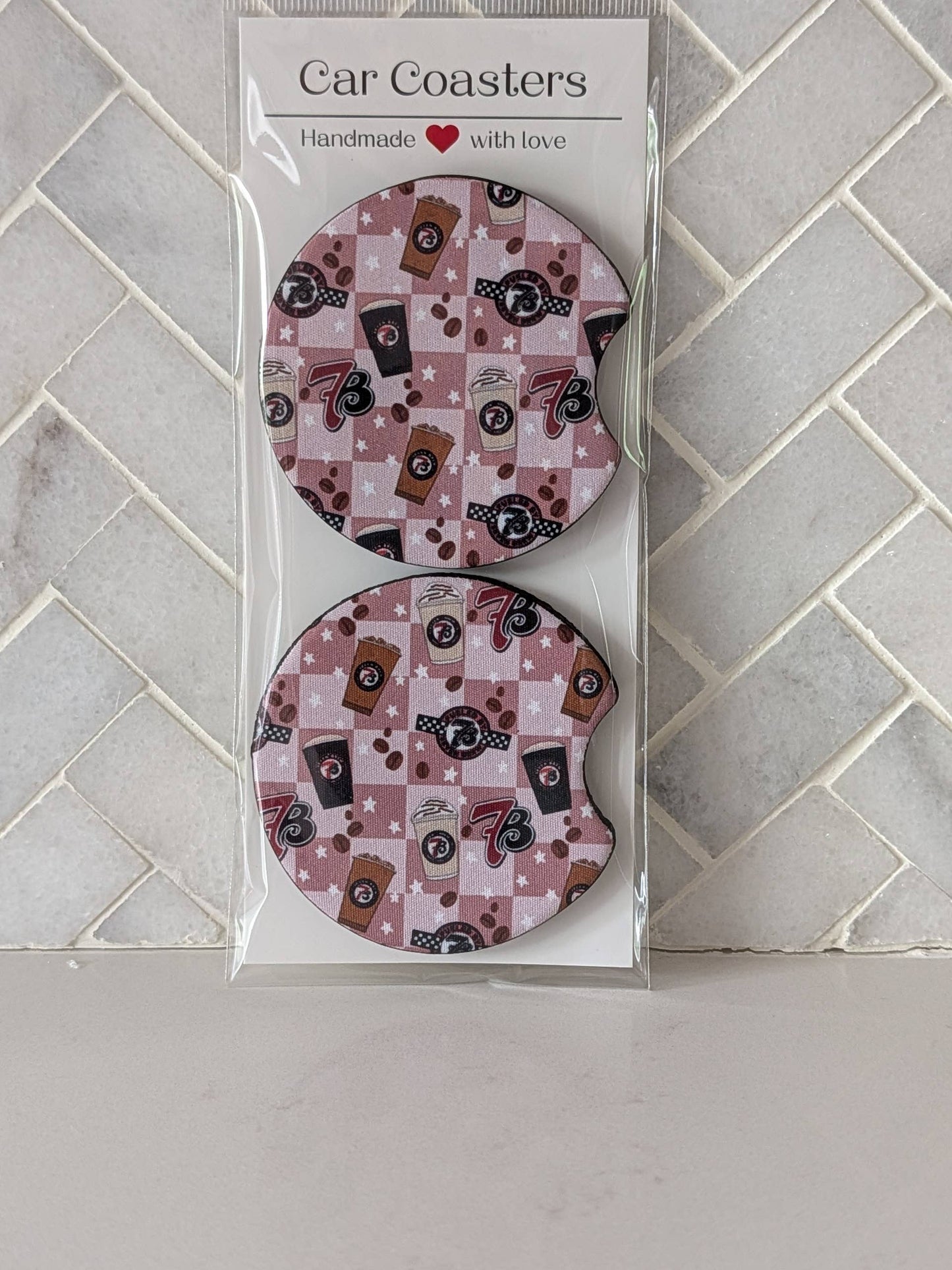 Brew Coffee Inspired Car Coasters