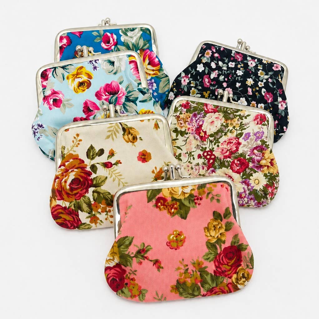 The Vintage Bloom Coin Purse