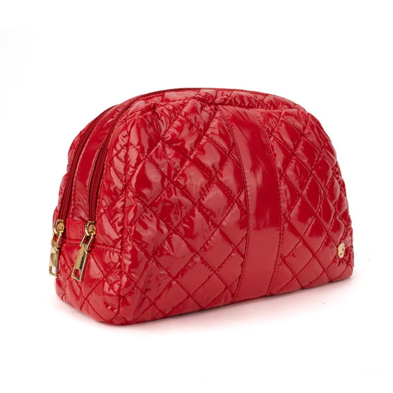 Cosmetic Makeup Bag Travel Pouch Candy Apple Red