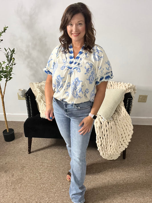 Porcelain Dreams Top