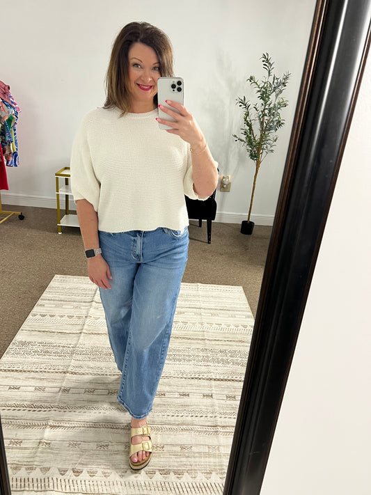 The Pearl Drift Knit Top