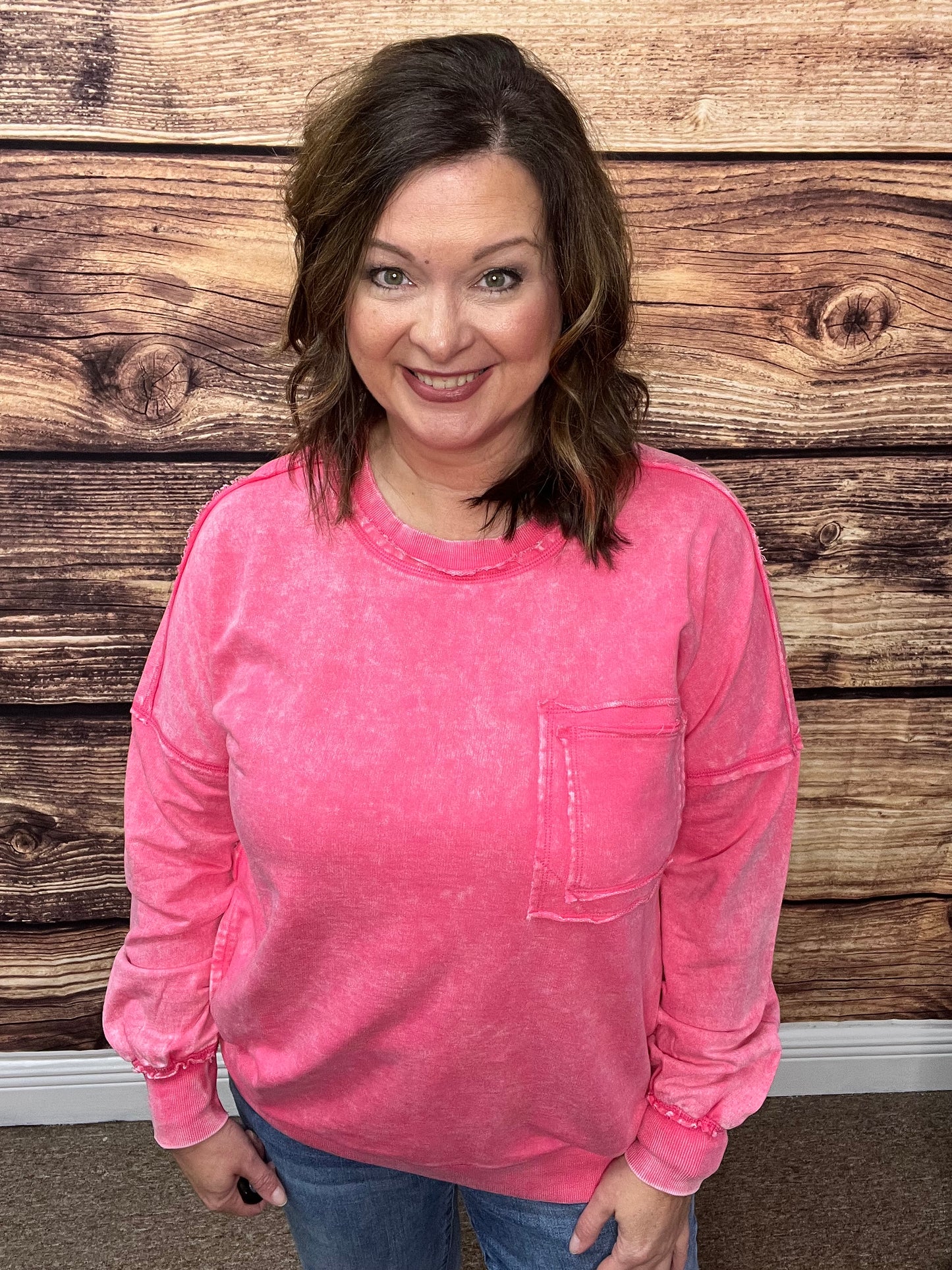 Acid Wash Pullover Small-XL