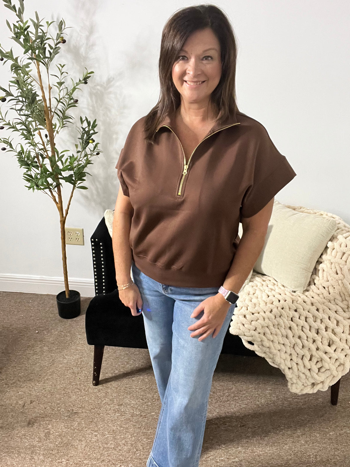 On the Go Scuba Pullover