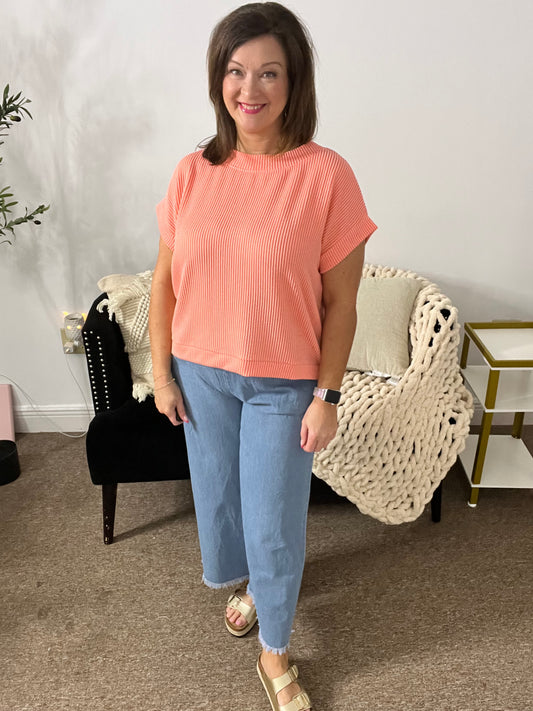 The Essential Ribbed Cap Sleeve Top