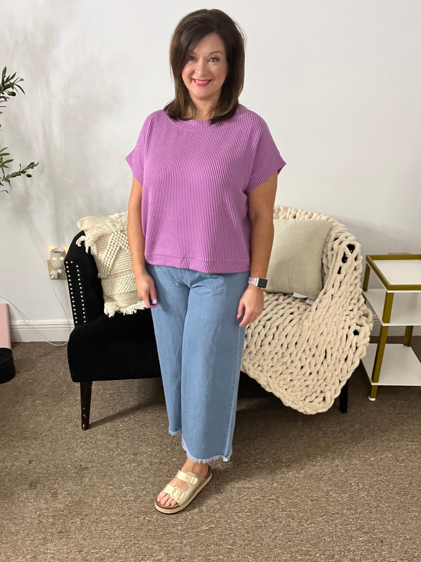 The Essential Ribbed Cap Sleeve Top