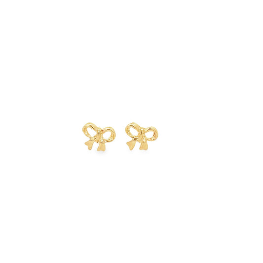 Pearl & Grace Petite Bow Studs