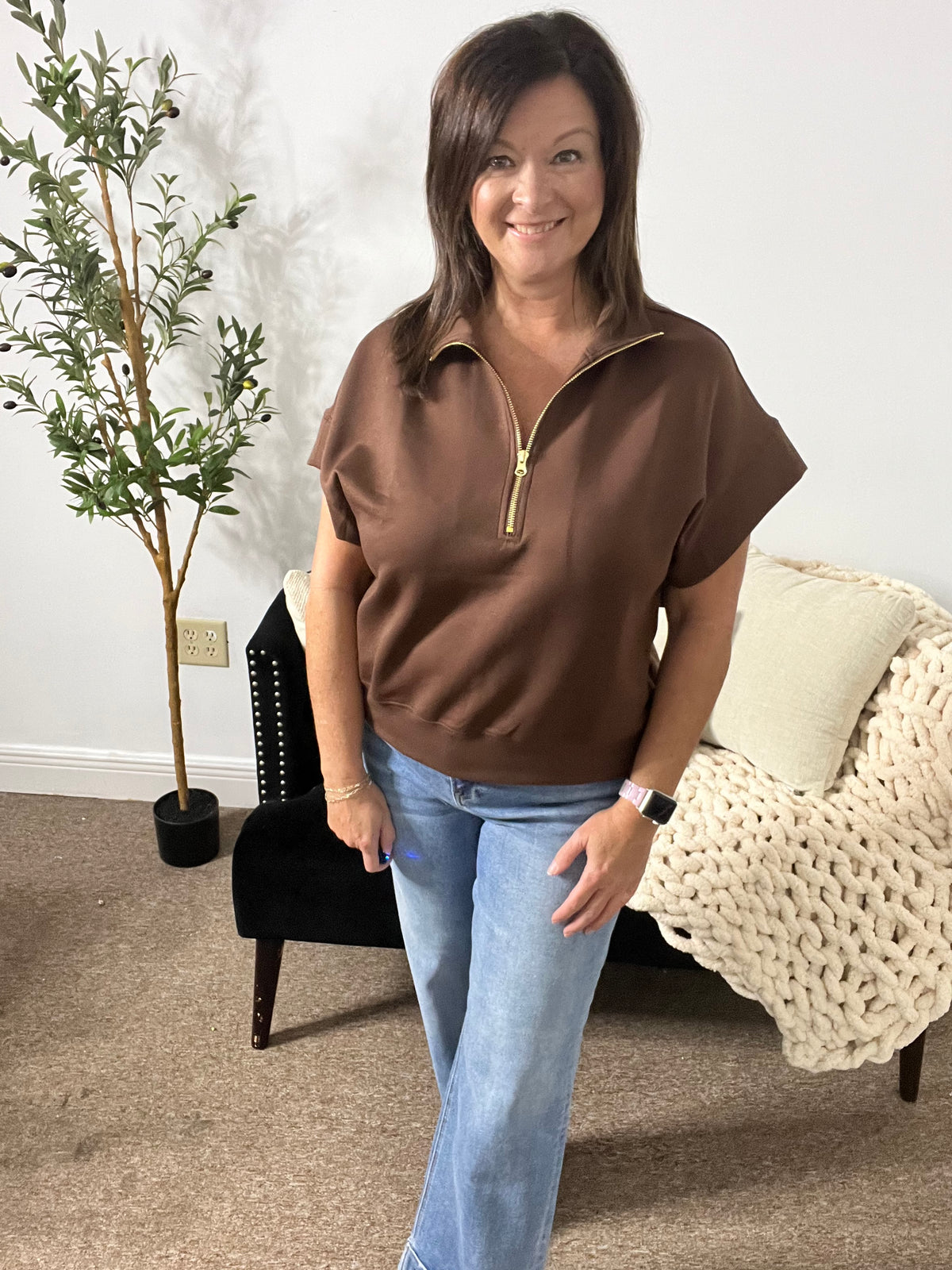 On the Go Scuba Pullover