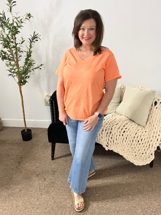 Throw-On & Go V-Neck Top