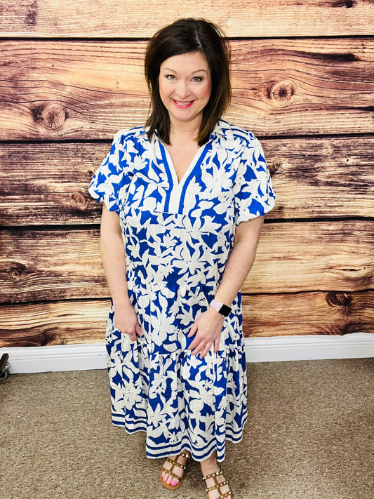 The Willow Botanical Tiered Dress