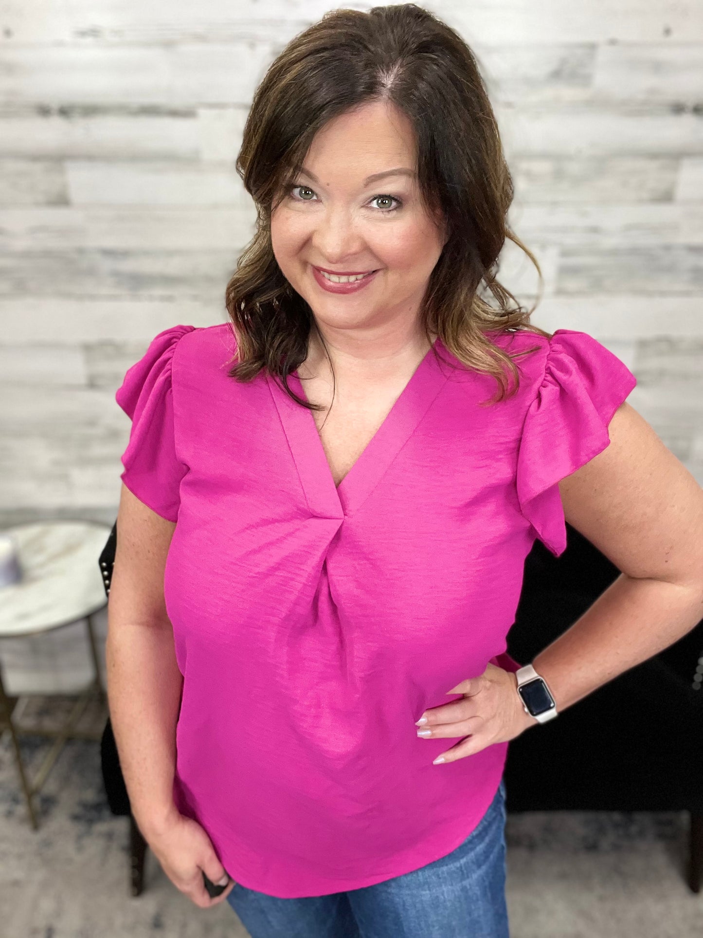 Carnation Kisses Top~FINAL SALE~*SIZE Small Green