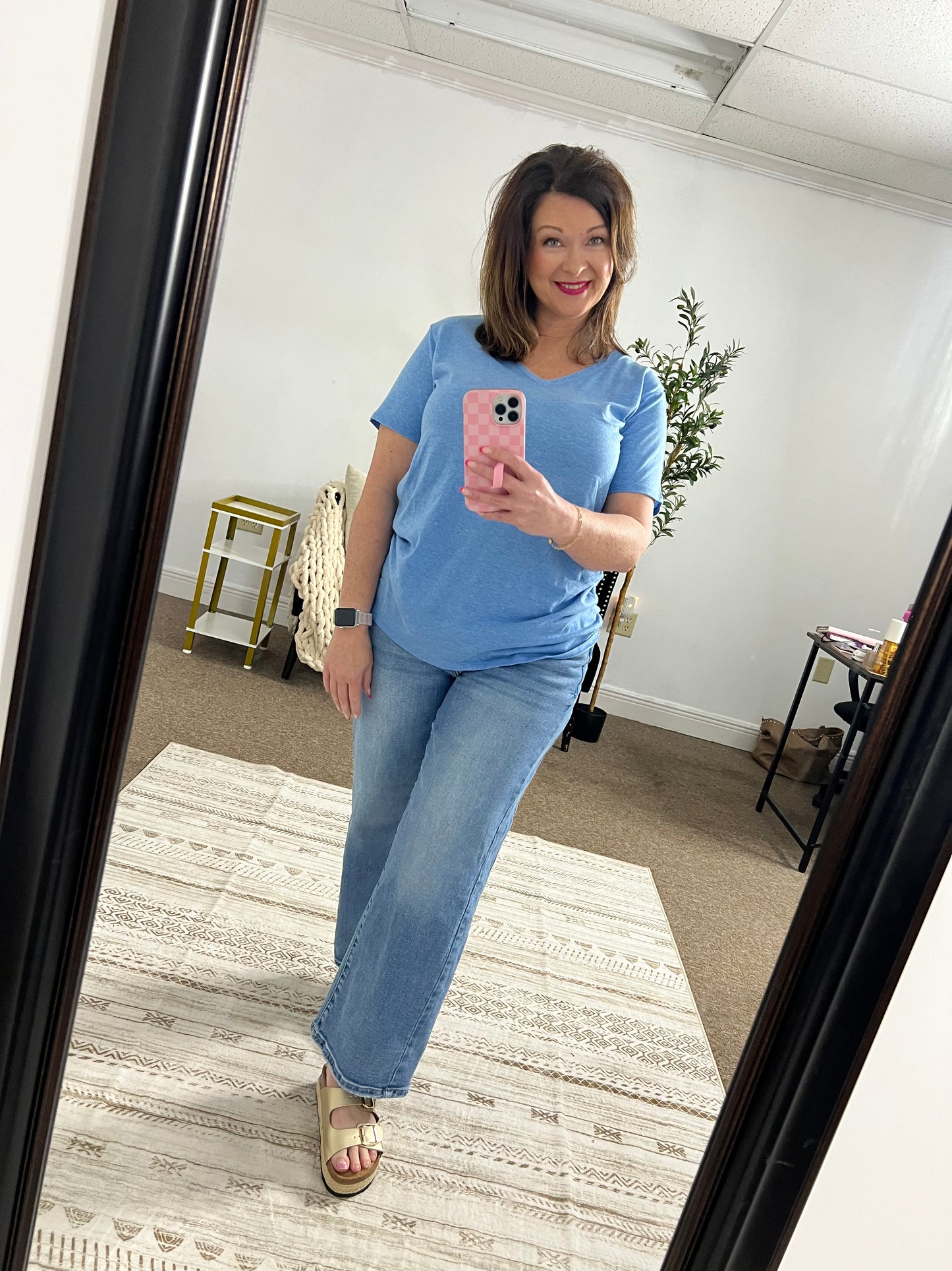 Throw-On & Go V-Neck Top