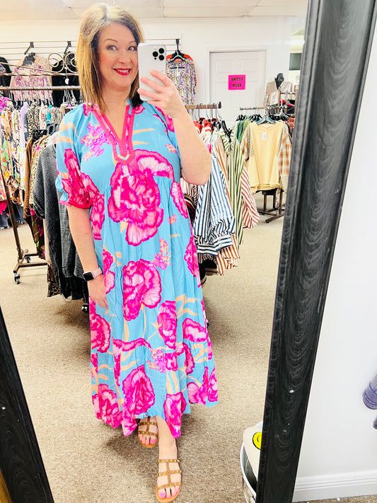 The Eleanor Floral Maxi Dress