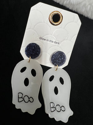 Glow in the Dark Ghost Earrings