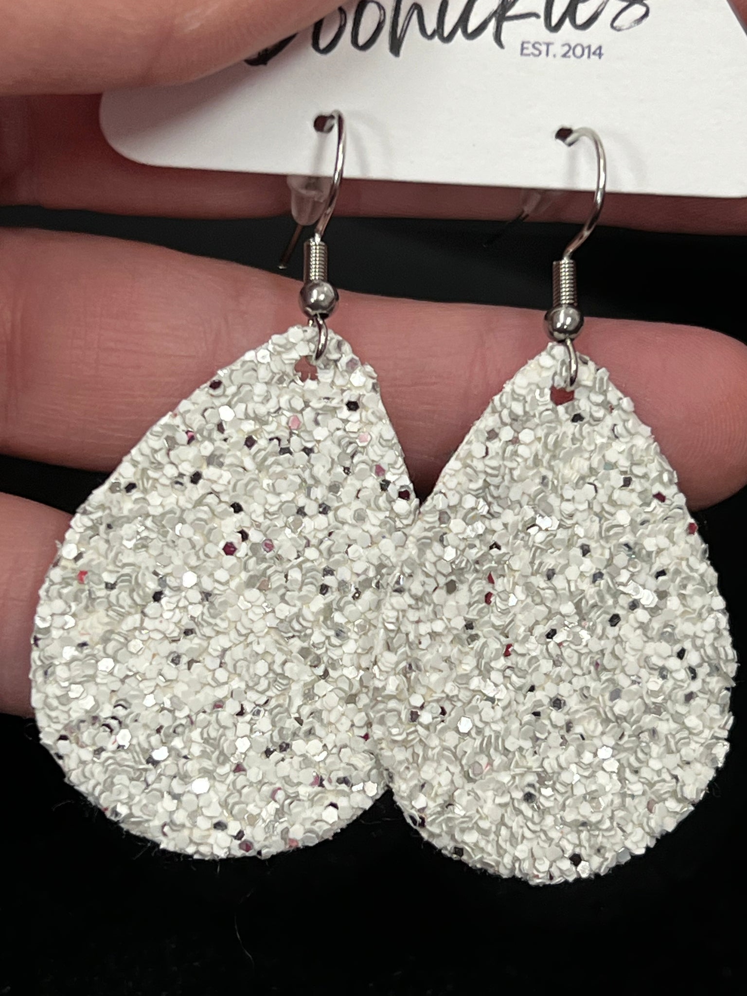 Christmas Glitter Mini Drop Earrings