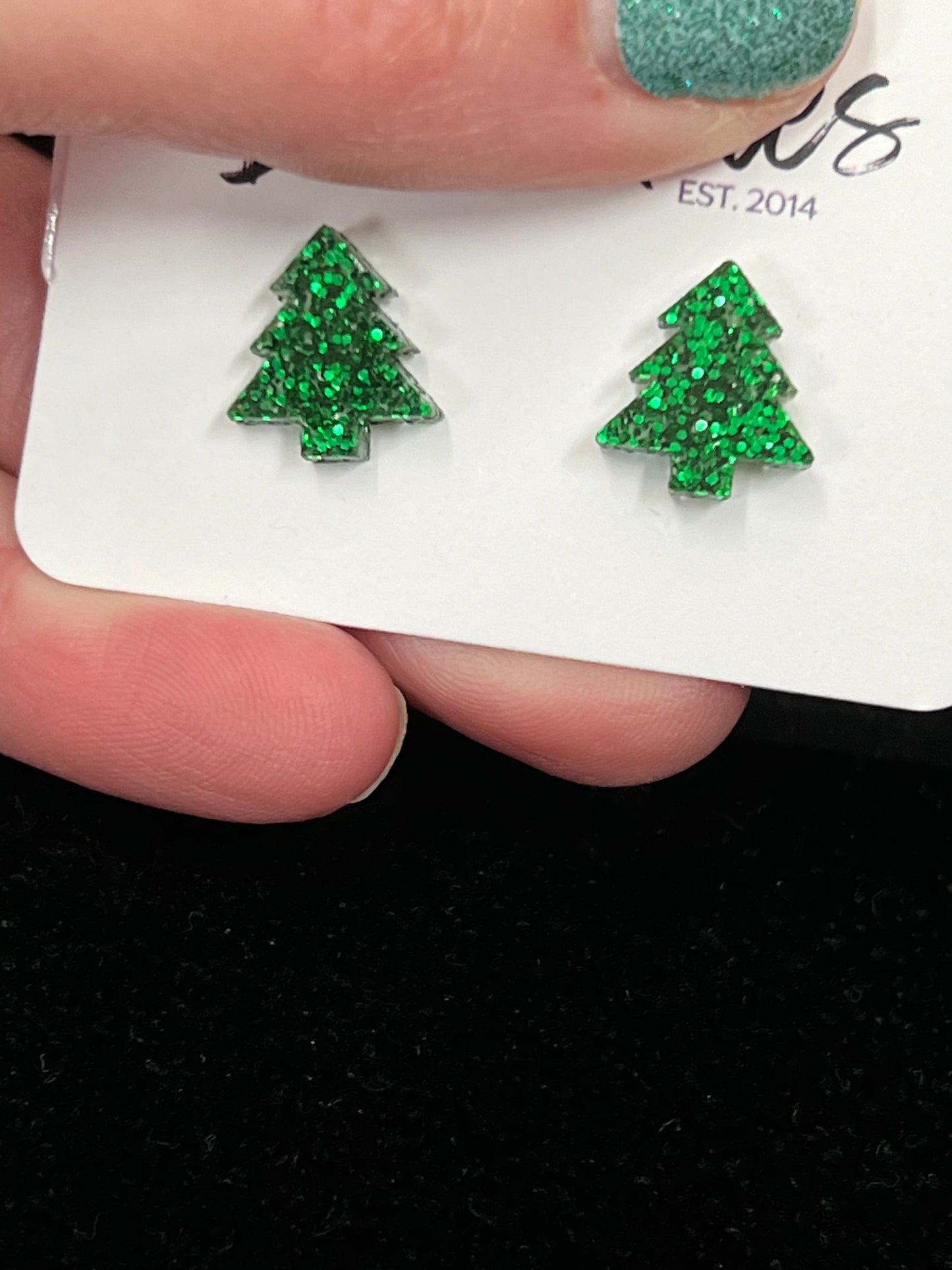 Christmas Tree Stud Earrings