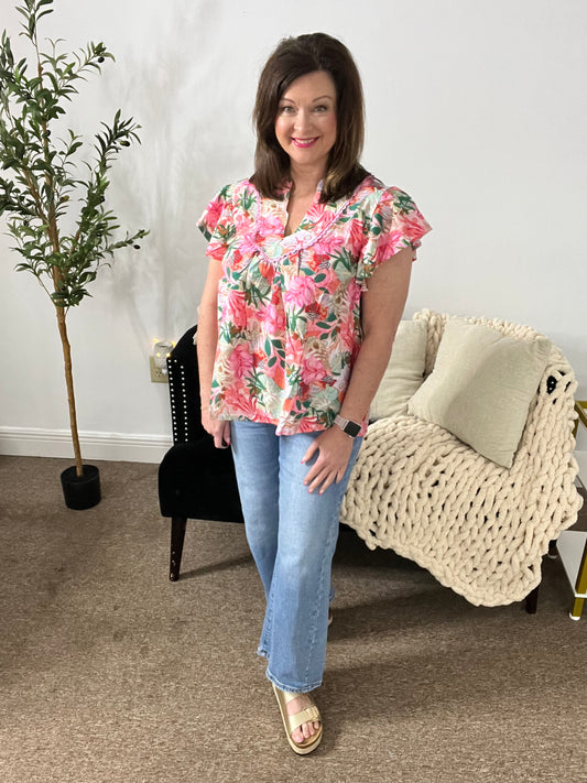Sweet Magnolia Bloom Top