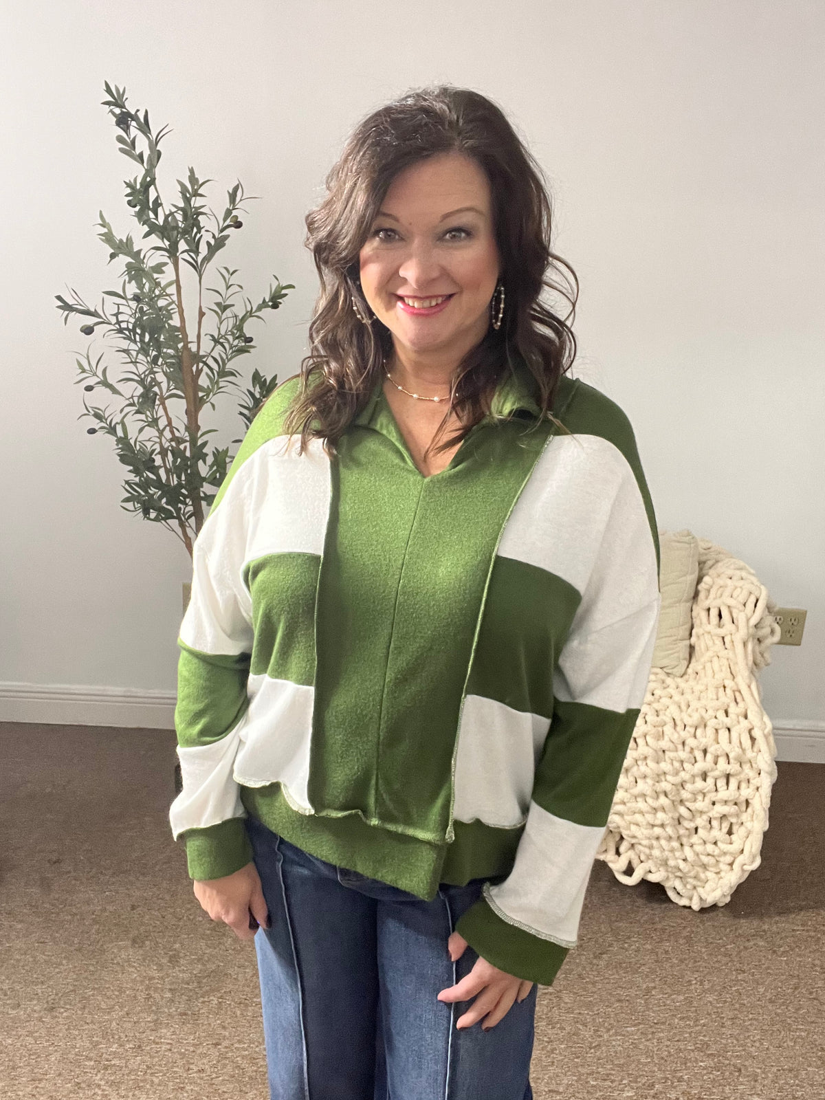 Weekend Ready Striped Pullover