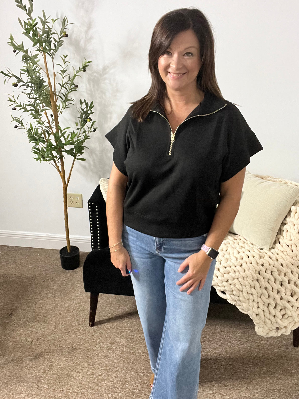 On the Go Scuba Pullover