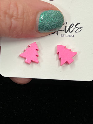 Christmas Tree Stud Earrings