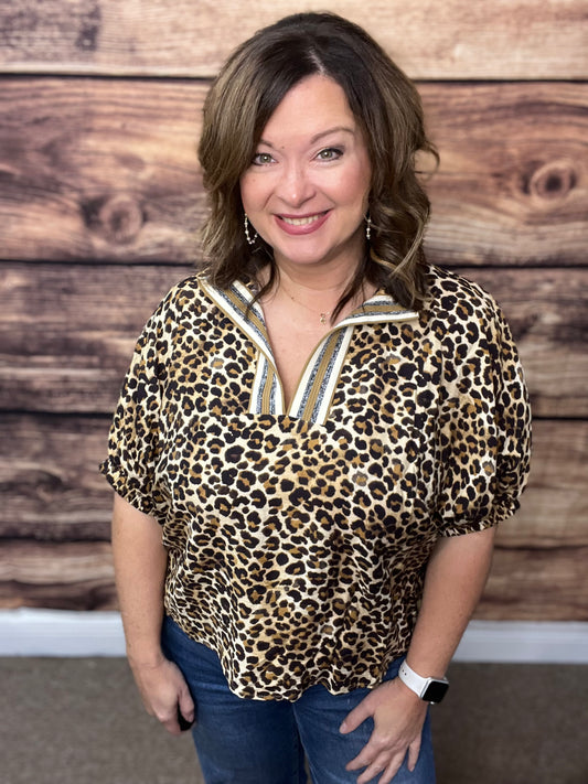 Leopard Print Top