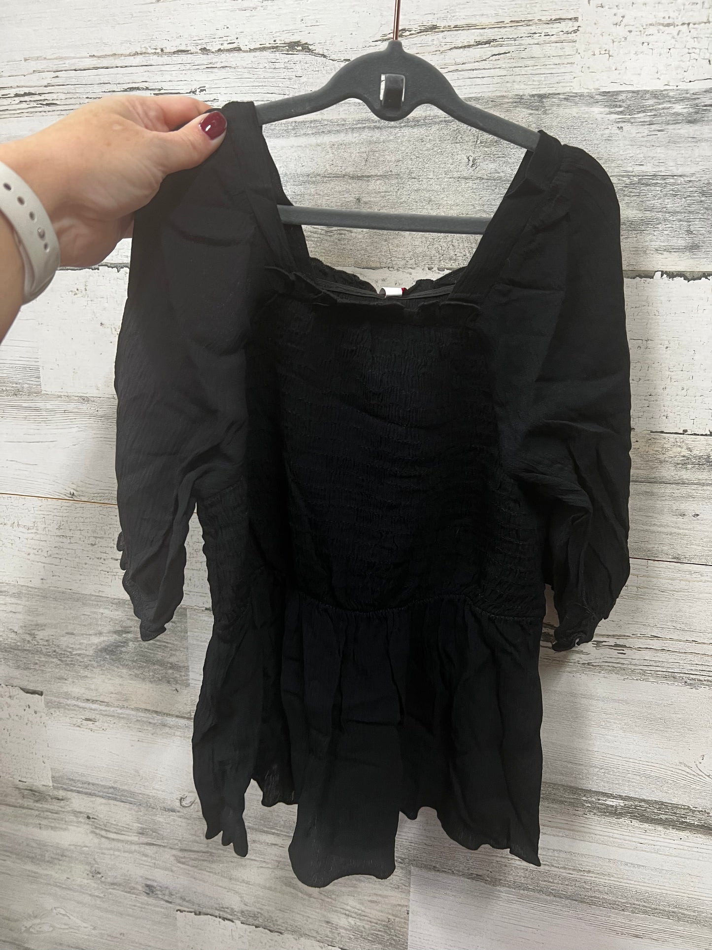 Girls Babydoll Top with Smocking Detail no