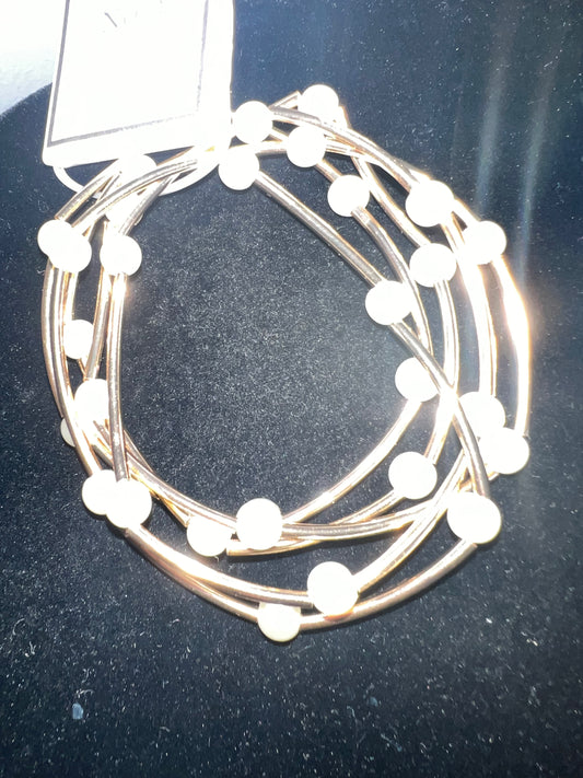 Pearl Stretch Bracelet Set