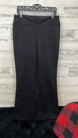 Straight Leg Pants, Black