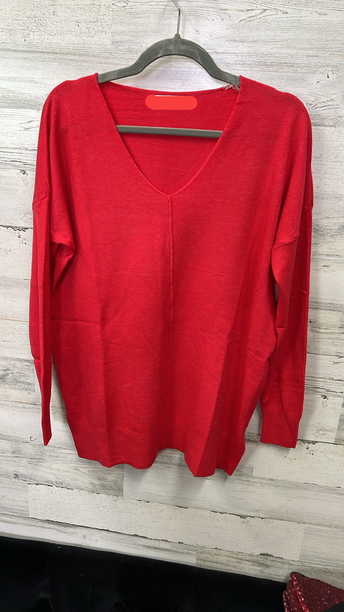 Another Chapter Sweater,Black S/M and Red S/M FINAL SALE