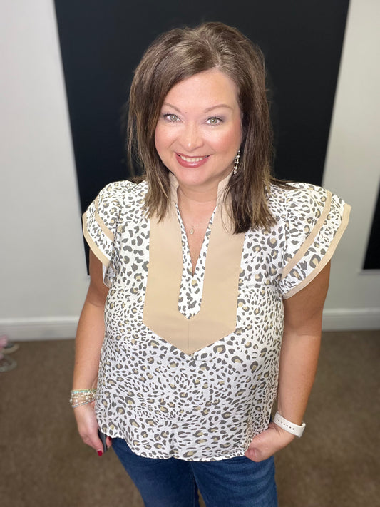 Animal Print Top
