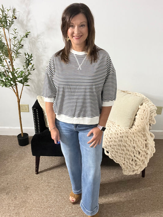 Weekend Escape Stripe Top
