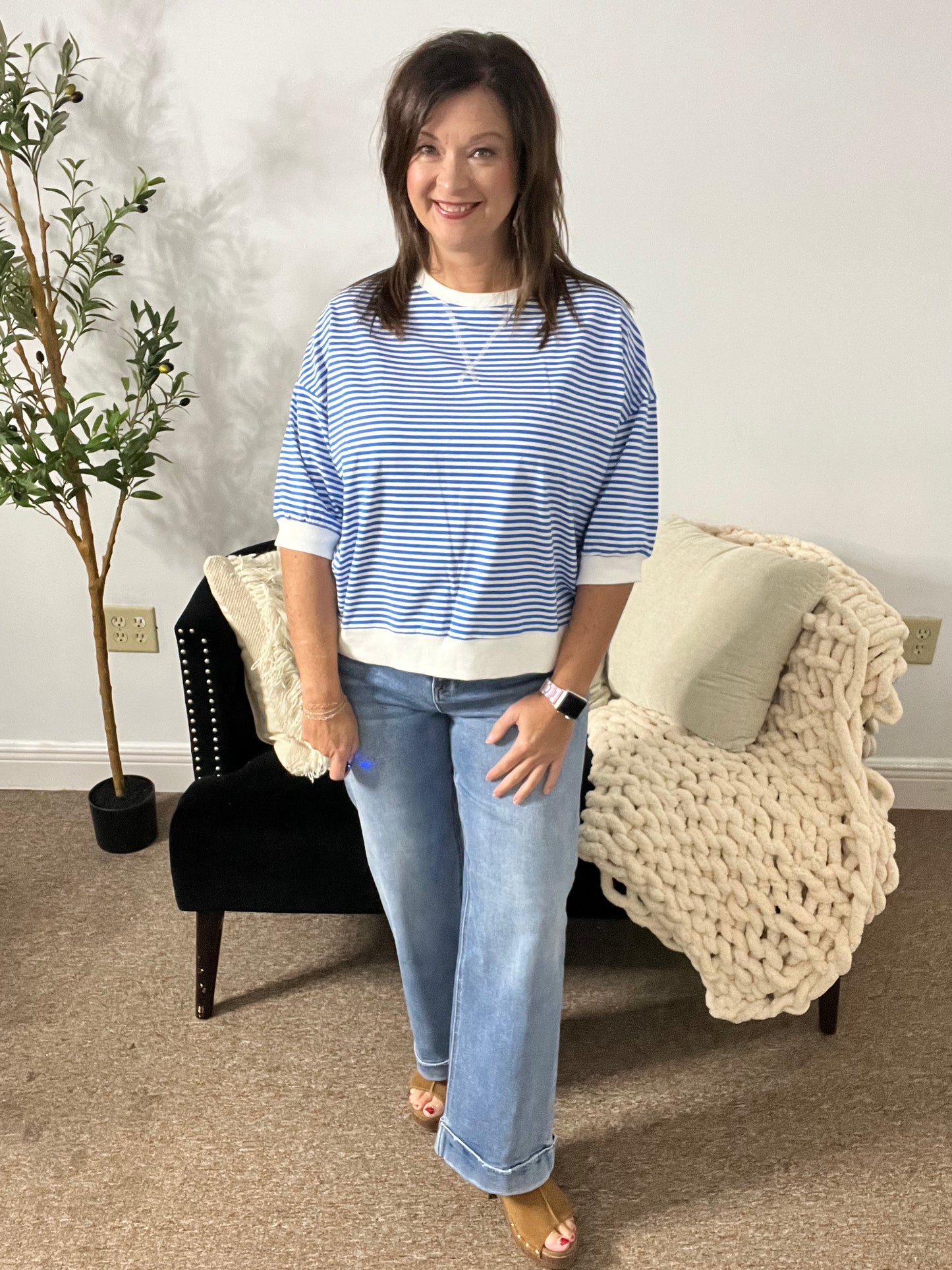 Weekend Escape Stripe Top