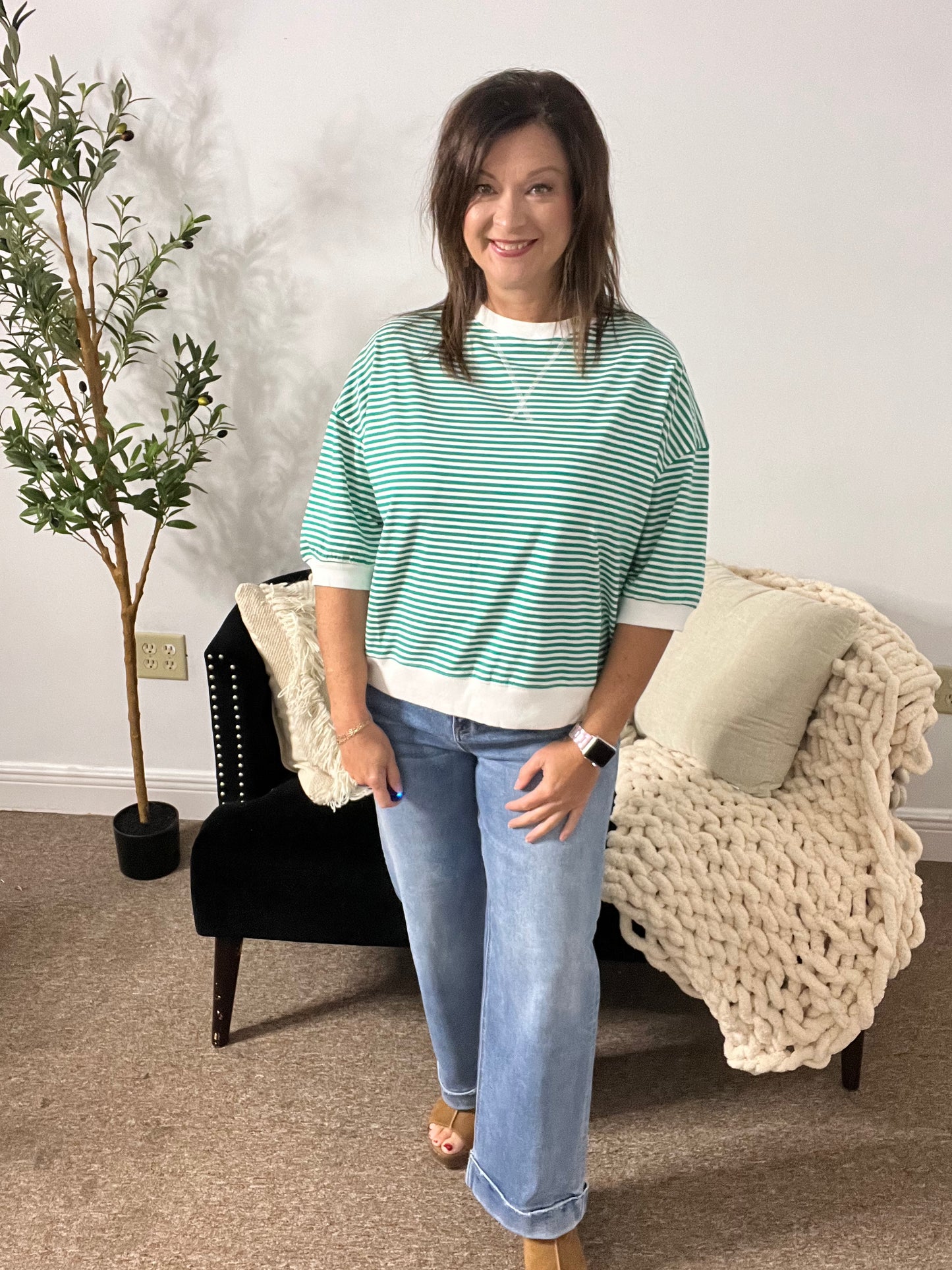 Weekend Escape Stripe Top