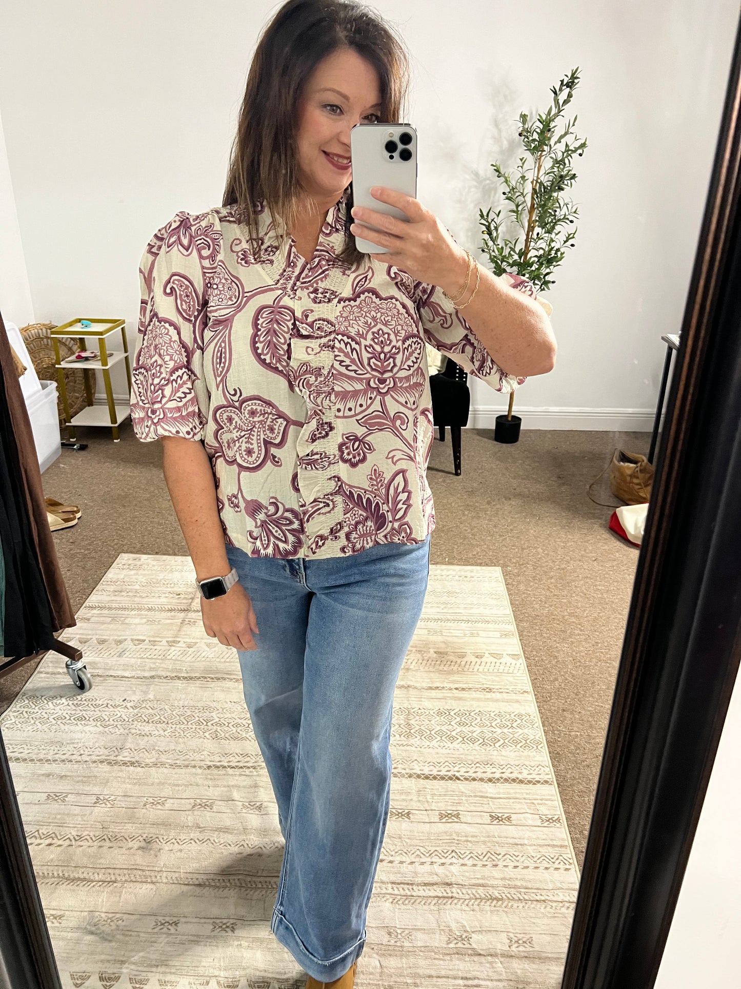 Harvest Paisley Blouse