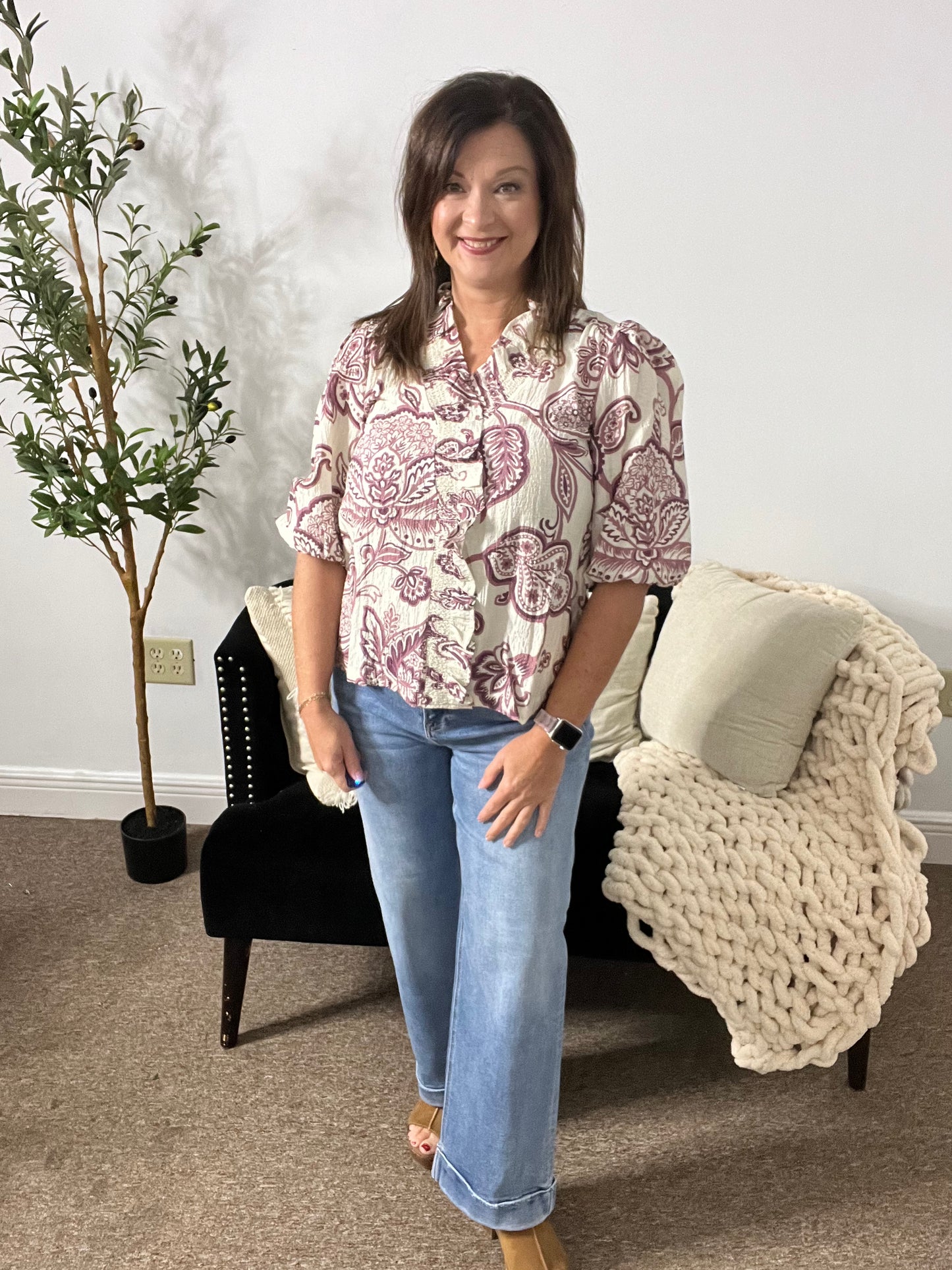 Harvest Paisley Blouse
