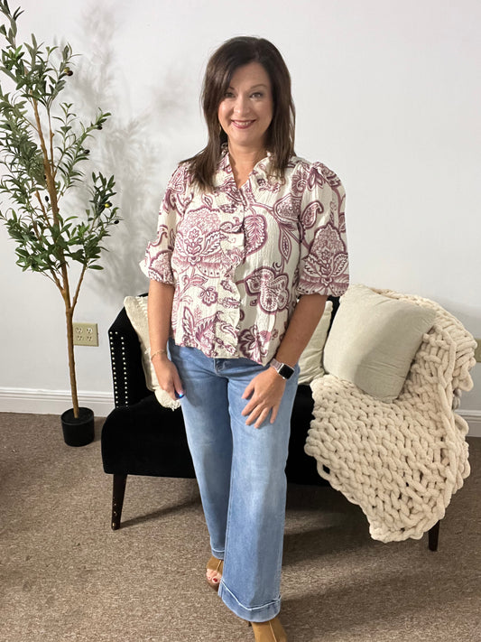 Harvest Paisley Blouse