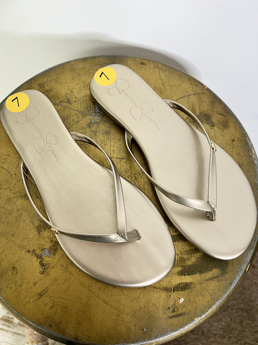 Gold Sandal-Size 7
