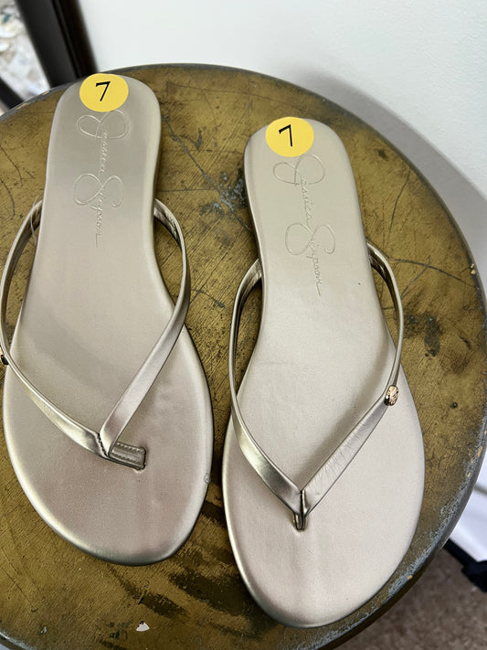 Gold Sandal-Size 7
